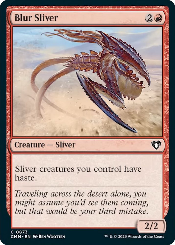 Blur Sliver [Commander Masters] Magic: The Gathering