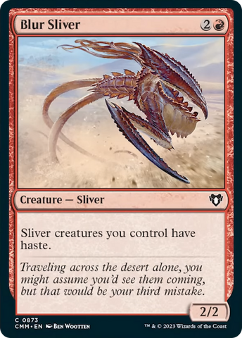 Blur Sliver [Commander Masters] Magic: The Gathering