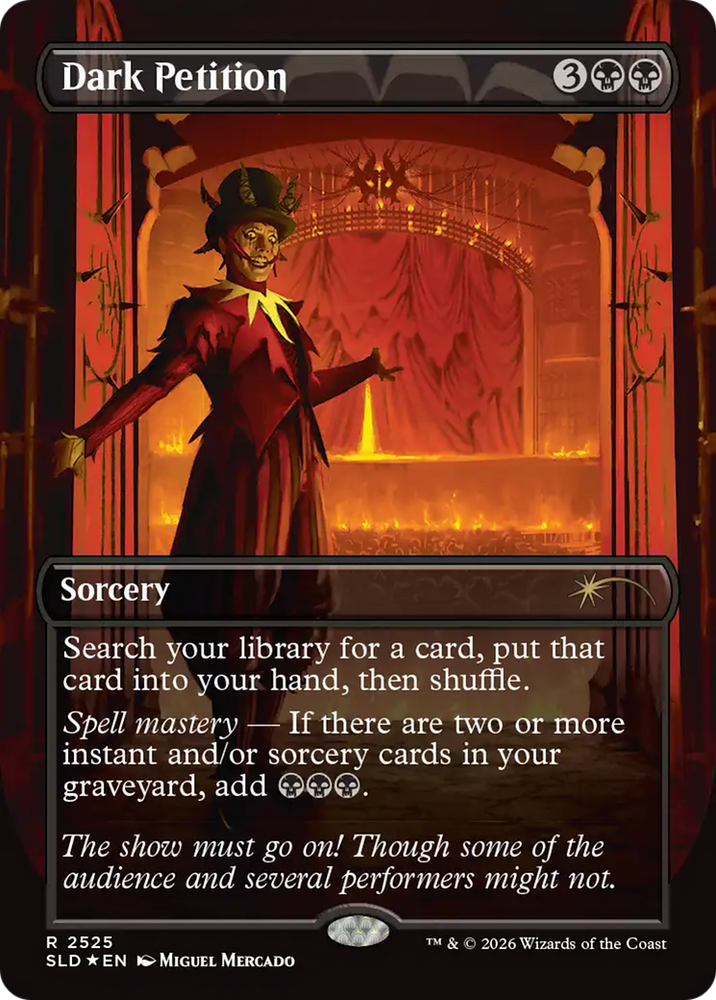 Dark Petition [Secret Lair Drop Series] Magic: The Gathering