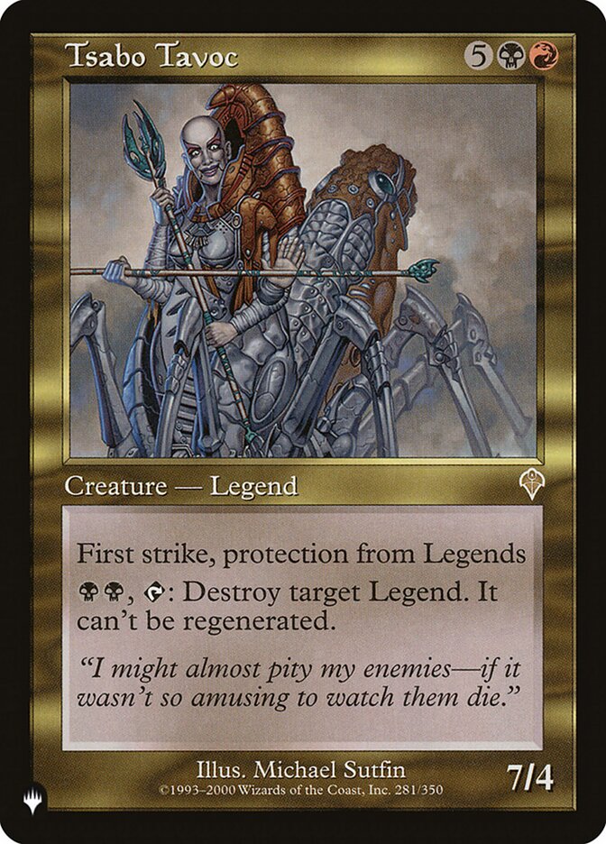 Tsabo Tavoc [The List] Magic: The Gathering