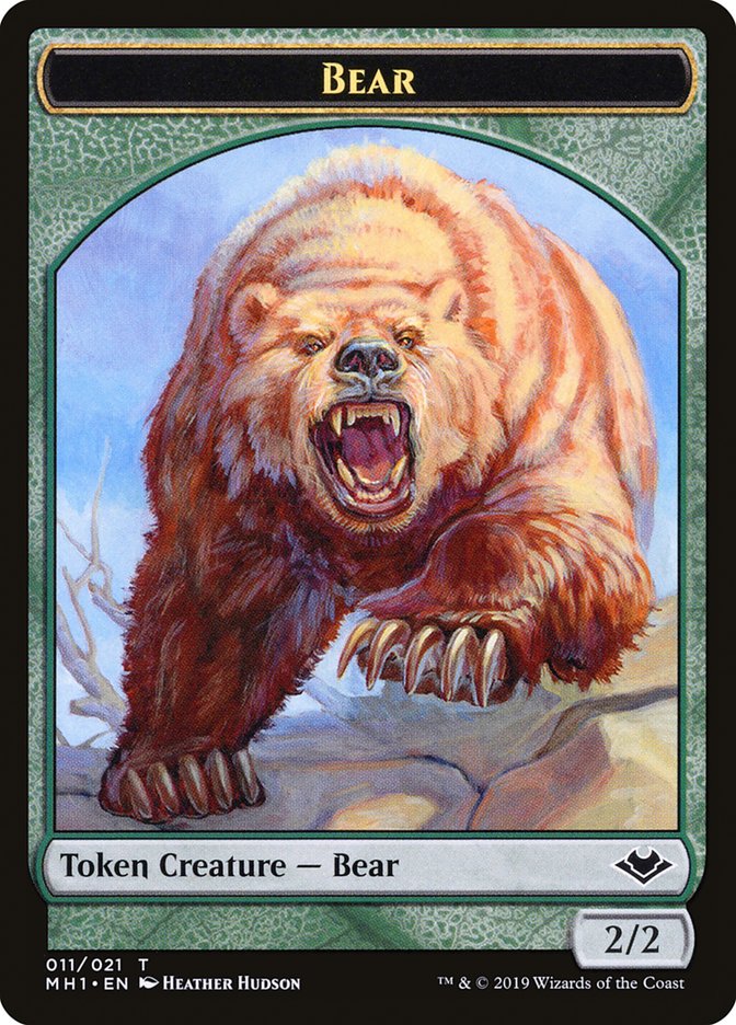 Goblin (010) // Bear (011) Double-Sided Token [Modern Horizons Tokens] Magic: The Gathering