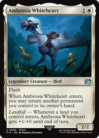 Ambrosia Whiteheart [FINAL FANTASY] Magic: The Gathering