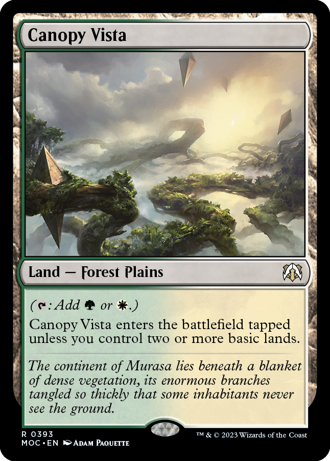 Canopy Vista [March of the Machine Commander] Magic: The Gathering