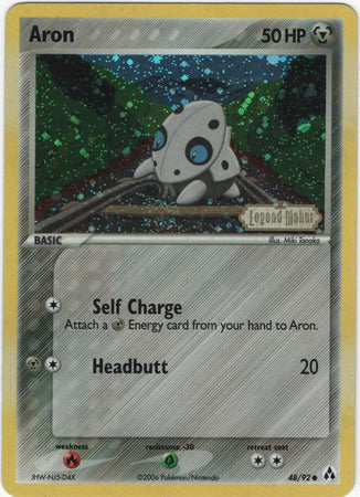 Aron (48/92) (Stamped) [EX: Legend Maker] Pokémon