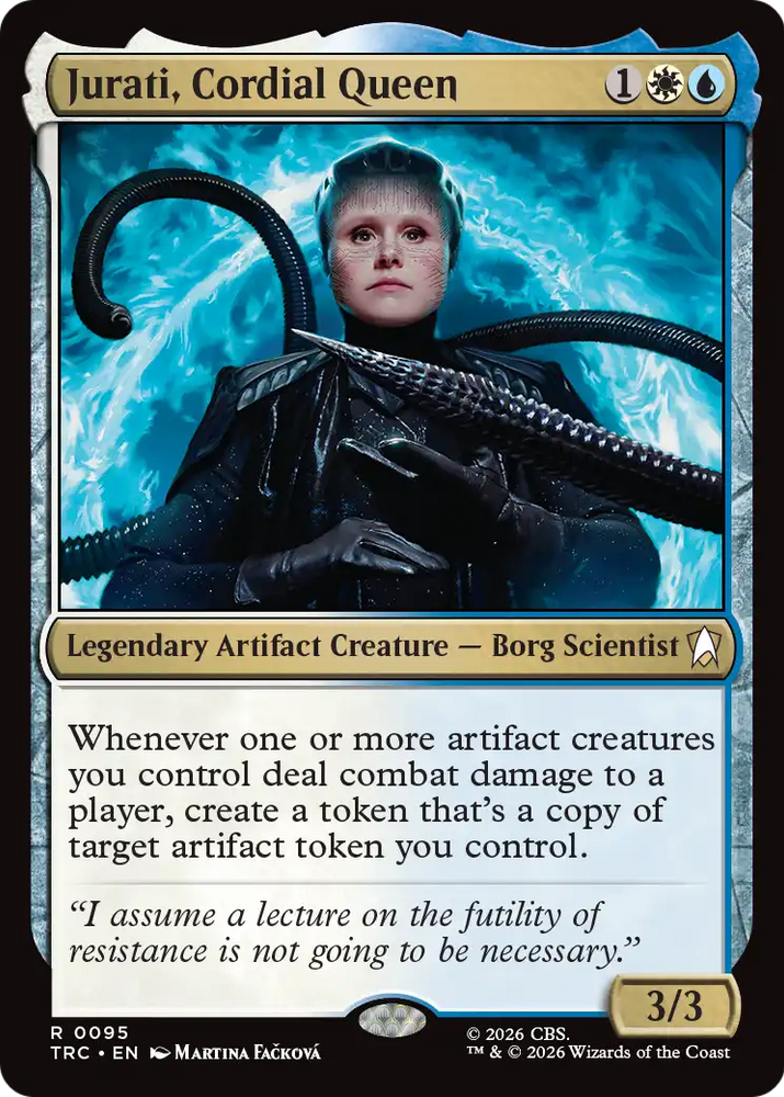 Jurati, Cordial Queen [Star Trek Commander] Magic: The Gathering