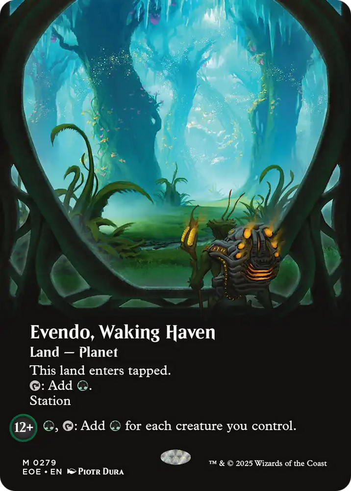 Evendo, Waking Haven (Borderless) [Edge of Eternities] Magic: The Gathering