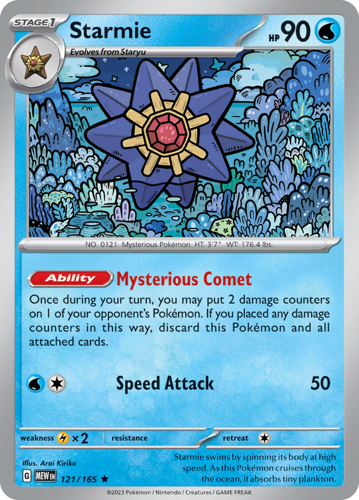 Starmie (121/165) [Scarlet & Violet 151] Pokémon