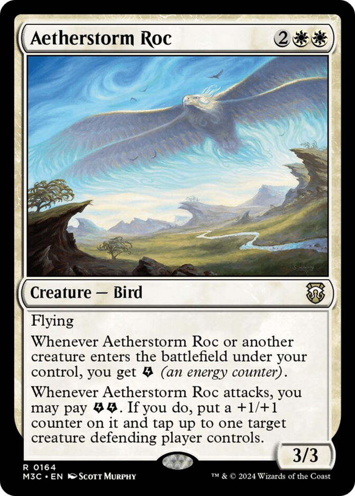 Aetherstorm Roc (Ripple Foil) [Modern Horizons 3 Commander] Magic: The Gathering