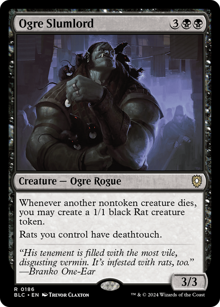 Ogre Slumlord [Bloomburrow Commander] Magic: The Gathering