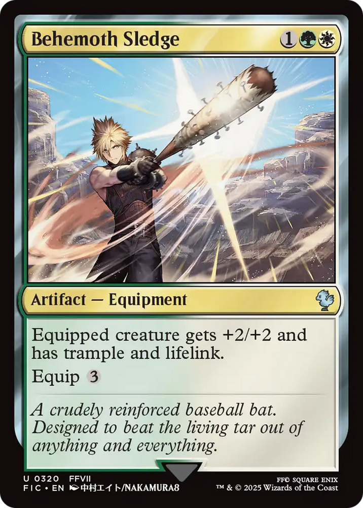 Behemoth Sledge [FINAL FANTASY Commander] Magic: The Gathering