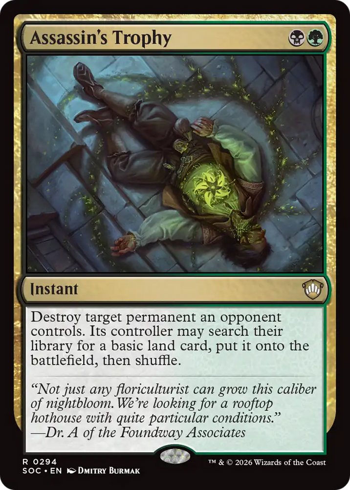 Assassin's Trophy [Secrets of Strixhaven Commander] Magic: The Gathering