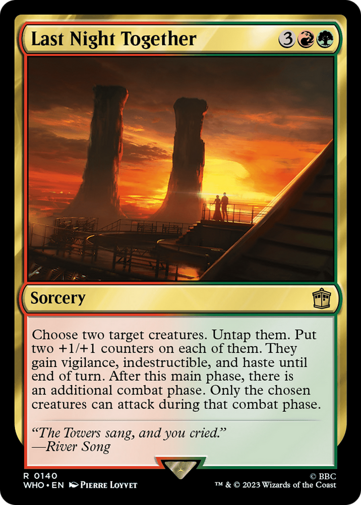 Last Night Together [Doctor Who] Magic: The Gathering