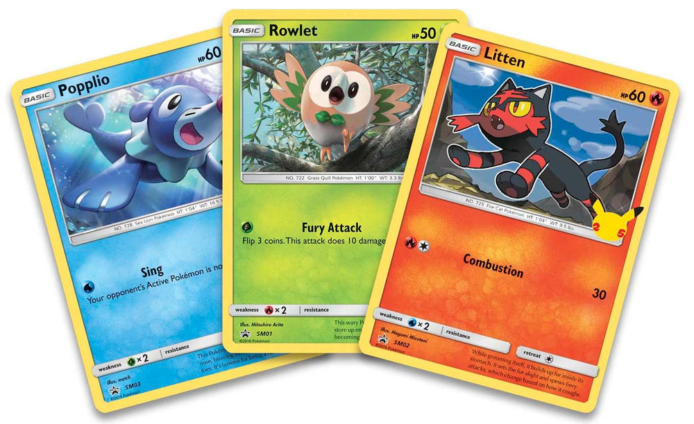 First Partner Pack (Alola) Pokémon