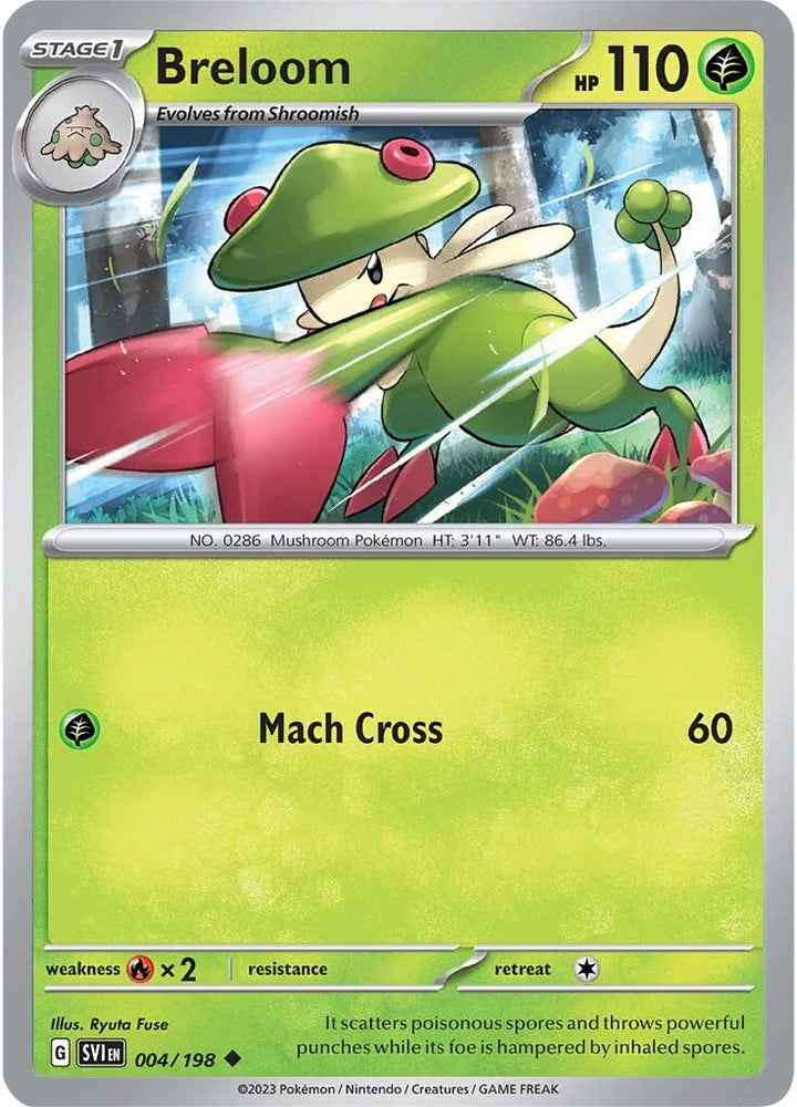 Breloom (004/198) [Scarlet & Violet: Base Set] Pokémon