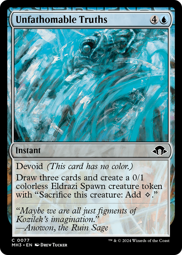 Unfathomable Truths [Modern Horizons 3] Magic: The Gathering