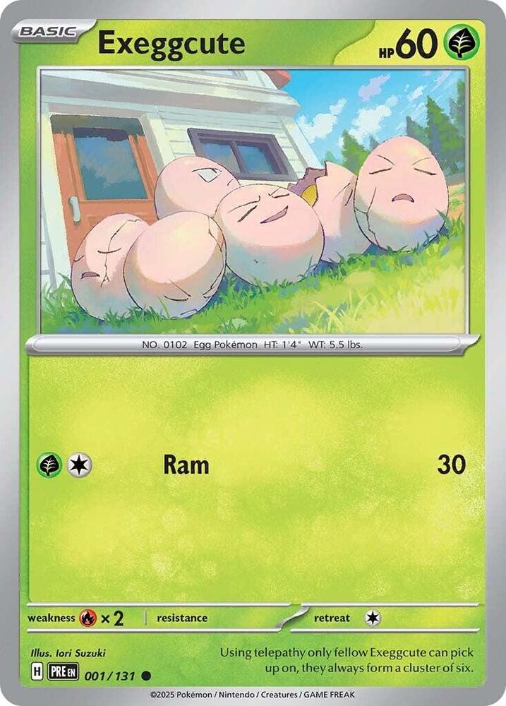 Exeggcute (001/131) [Scarlet & Violet: Prismatic Evolutions] Pokémon