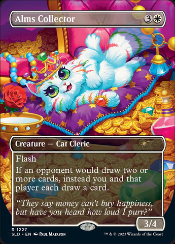 Alms Collector (Borderless) [Secret Lair Drop Series] Magic: The Gathering