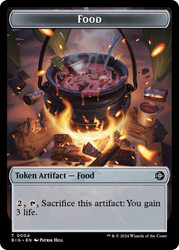 Food // Plot Double-Sided Token [Outlaws of Thunder Junction: The Big Score Tokens] Magic: The Gathering
