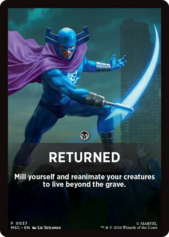 Returned Theme Card [Marvel Super Heroes Commander] Magic: The Gathering