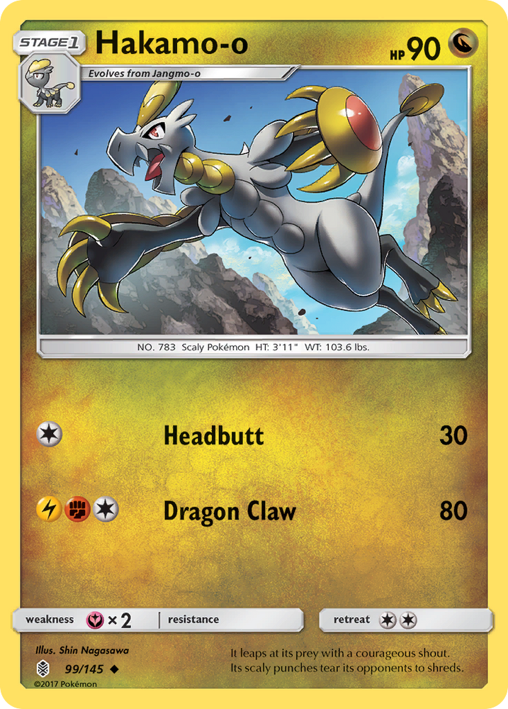 Hakamo-o (99/145) [Sun & Moon: Guardians Rising] Pokémon