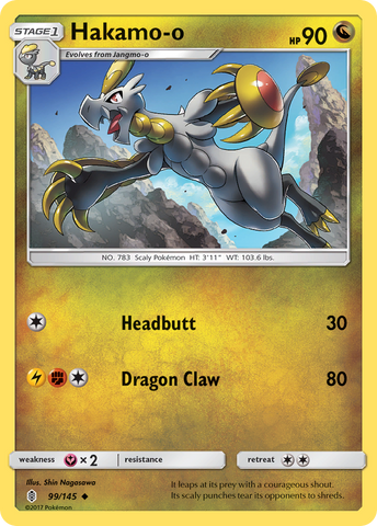 Hakamo-o (99/145) [Sun & Moon: Guardians Rising] Pokémon