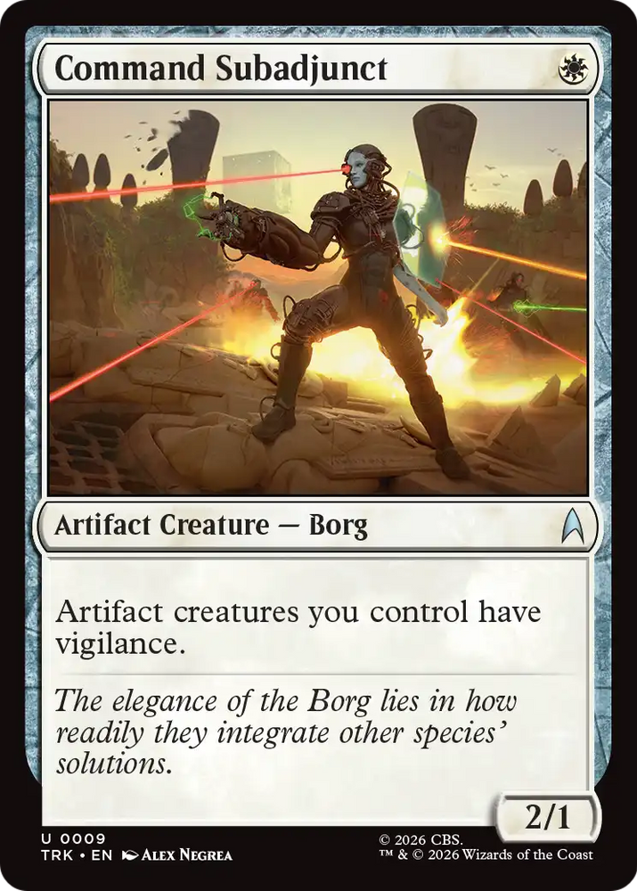 Command Subadjunct [Star Trek] Magic: The Gathering