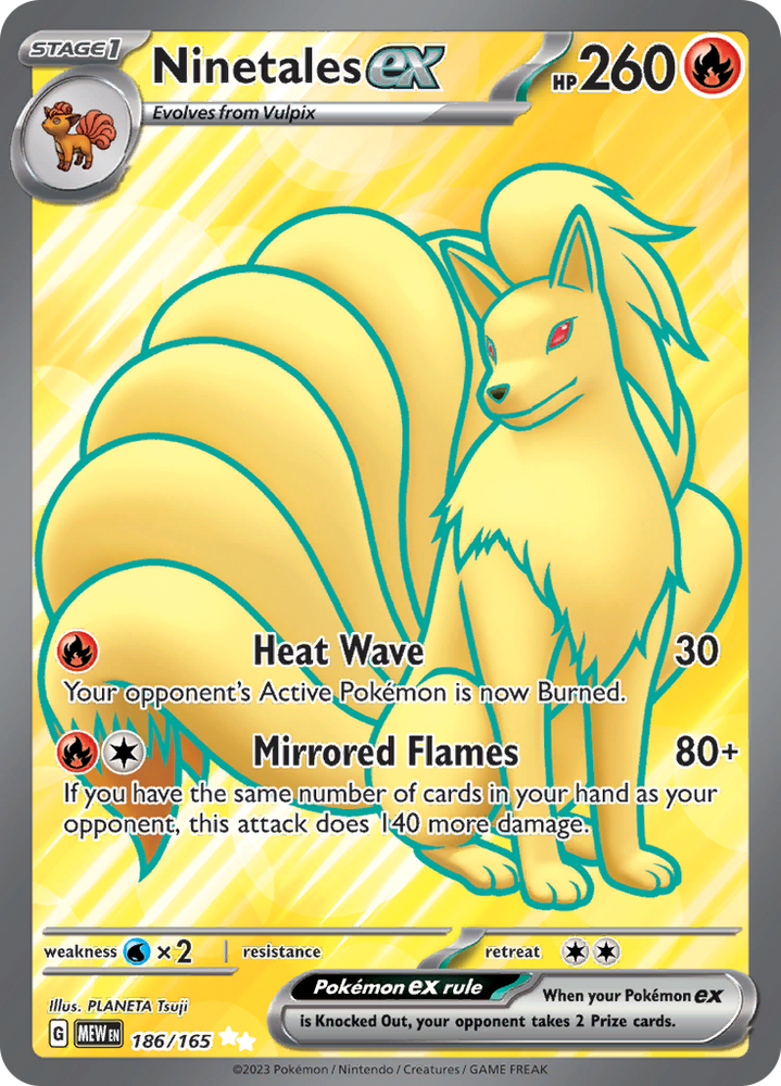 Ninetales ex (186/165) [Scarlet & Violet 151] Pokémon