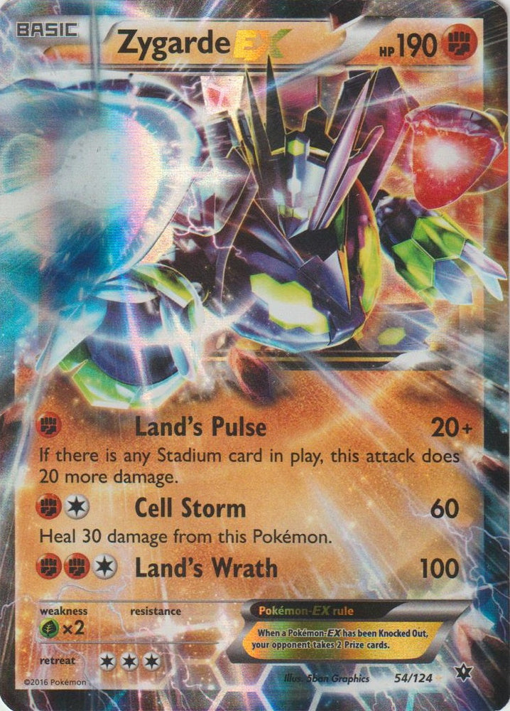 Zygarde EX (054/124) (Jumbo Card) [XY: Fates Collide] Pokémon