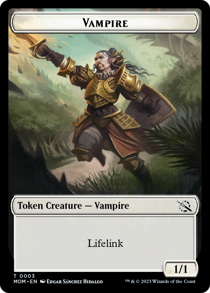 Vampire Token [March of the Machine Tokens] Magic: The Gathering