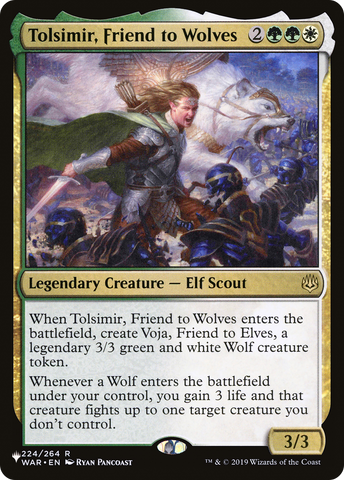 Tolsimir, Friend to Wolves [The List] Magic: The Gathering