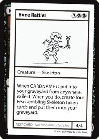 Bone Rattler (2021 Edition) [Mystery Booster Playtest Cards] Magic: The Gathering