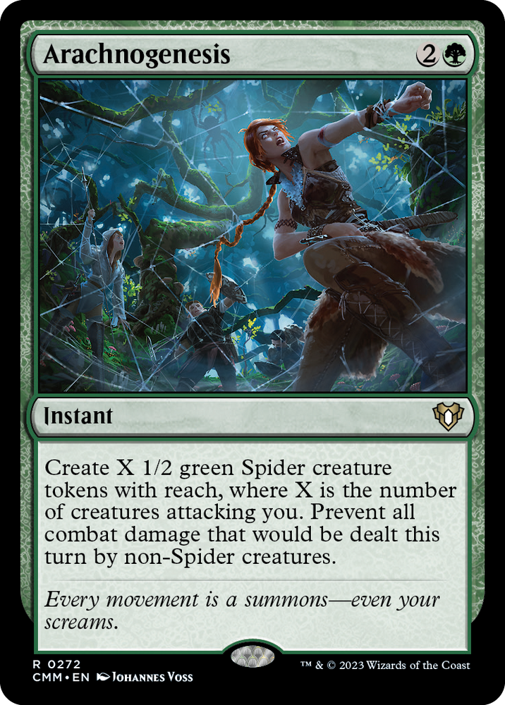 Arachnogenesis [Commander Masters] Magic: The Gathering