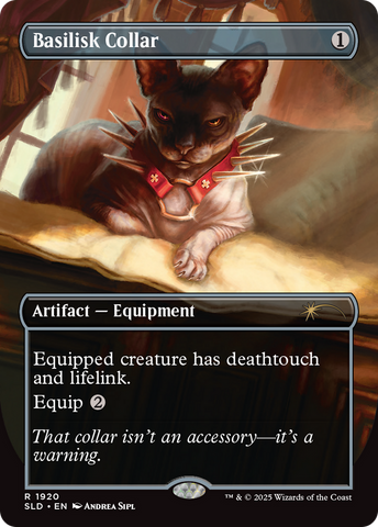 Basilisk Collar (1920) (Rainbow Foil) [Secret Lair Drop Series] Magic: The Gathering