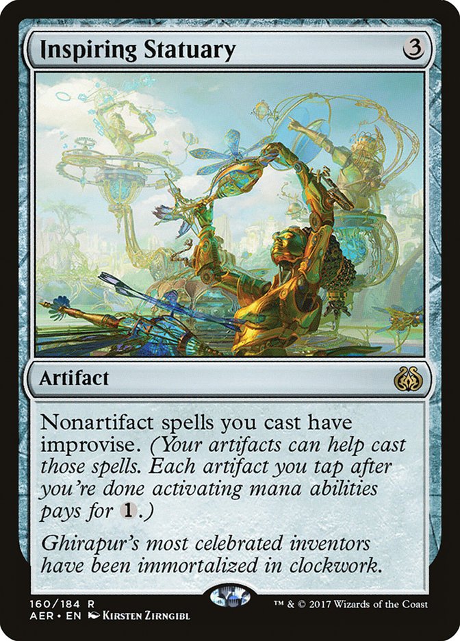 Inspiring Statuary [Aether Revolt] Magic: The Gathering