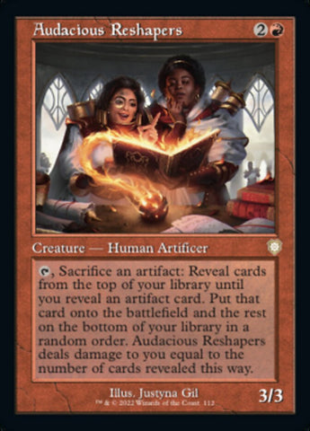 Audacious Reshapers (Retro) [The Brothers' War Commander] Magic: The Gathering