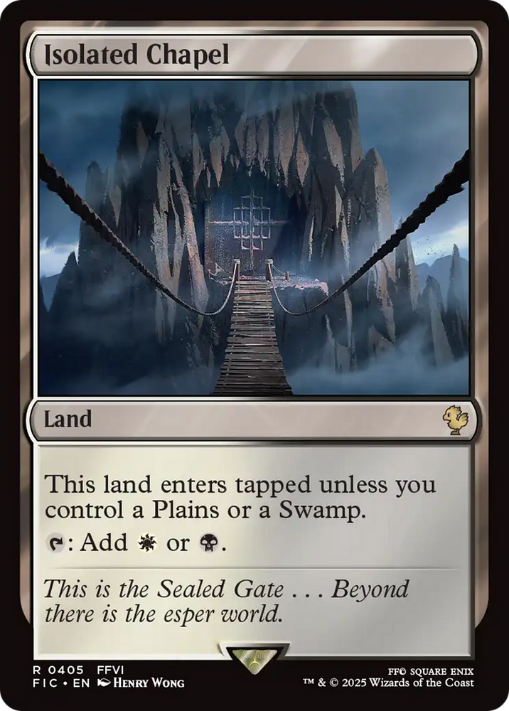 Isolated Chapel [FINAL FANTASY Commander] Magic: The Gathering