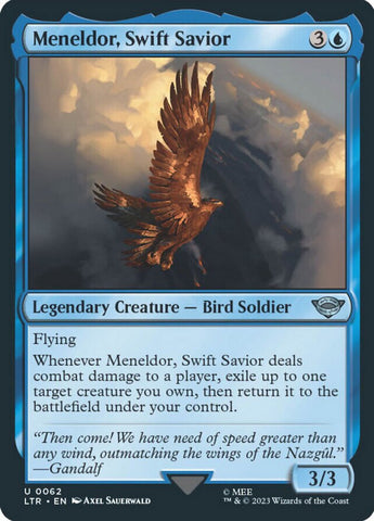 Meneldor, Swift Savior [The Lord of the Rings: Tales of Middle-Earth] Magic: The Gathering