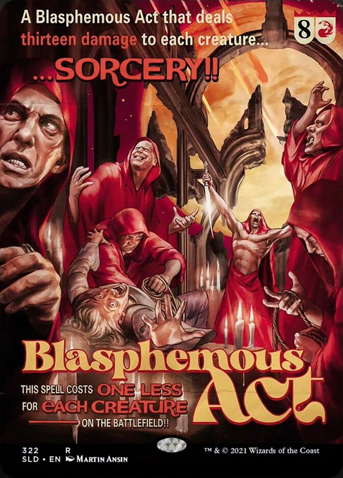 Blasphemous Act [Secret Lair Drop Series] Magic: The Gathering