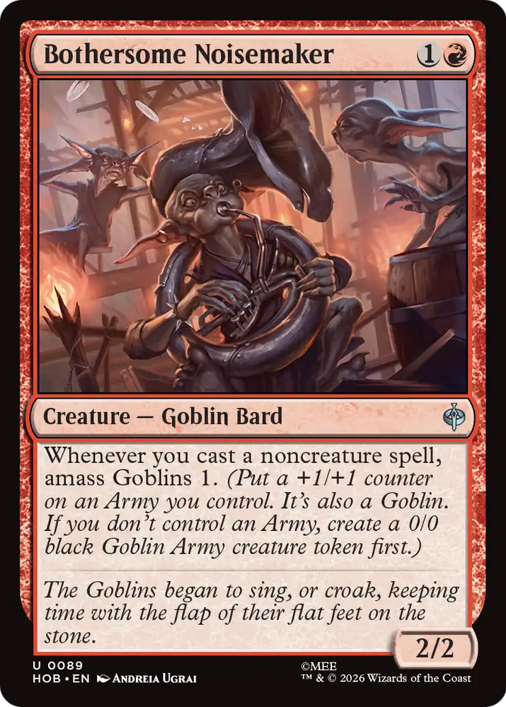 Bothersome Noisemaker [The Hobbit] Magic: The Gathering