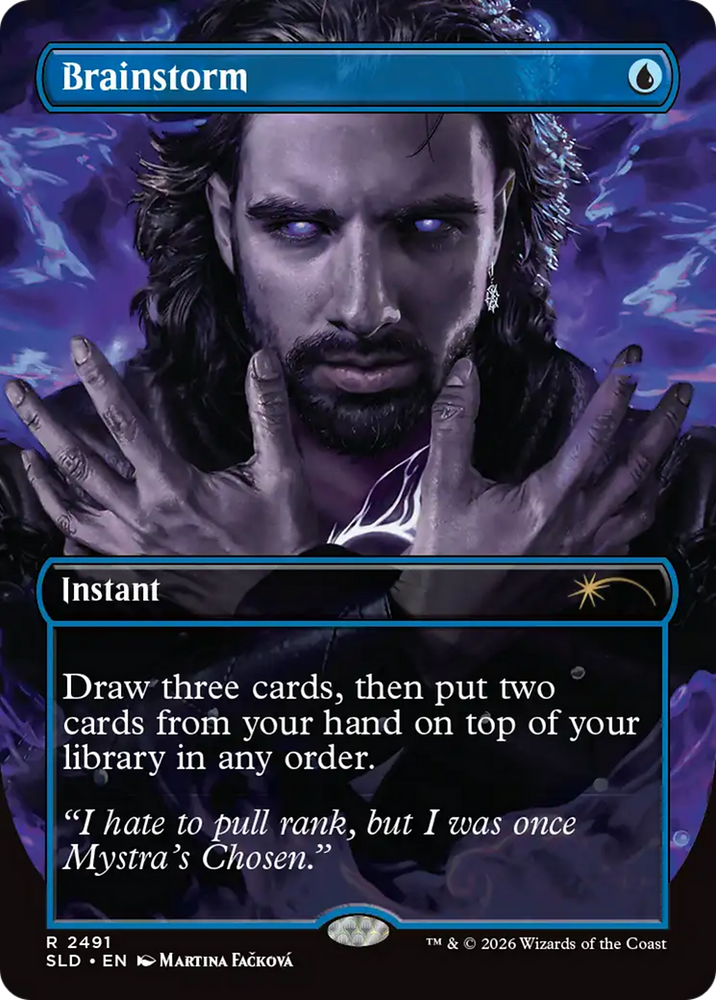 Brainstorm (2491) [Secret Lair Drop Series] Magic: The Gathering