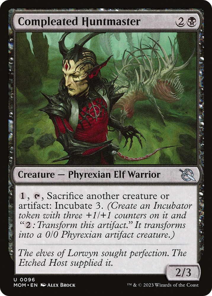 Compleated Huntmaster [March of the Machine] Magic: The Gathering