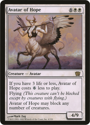 Avatar of Hope (Oversized) [Eighth Edition Box Topper] Magic: The Gathering