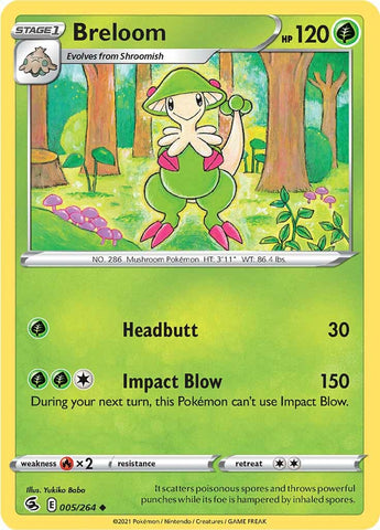 Breloom (005/264) [Sword & Shield: Fusion Strike] Pokémon