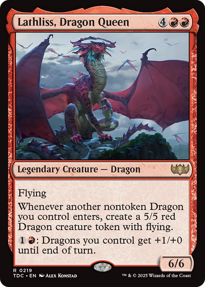 Lathliss, Dragon Queen [Tarkir: Dragonstorm Commander] Magic: The Gathering