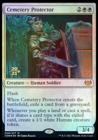 Cemetery Protector [Innistrad: Crimson Vow Prerelease Promos] Magic: The Gathering