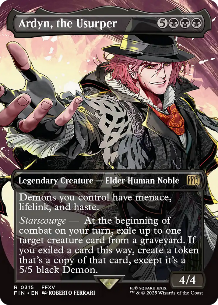 Ardyn, the Usurper (Borderless) (0315) [FINAL FANTASY] Magic: The Gathering
