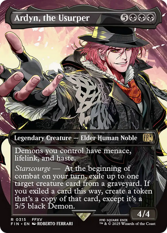 Ardyn, the Usurper (Borderless) (0315) [FINAL FANTASY] Magic: The Gathering