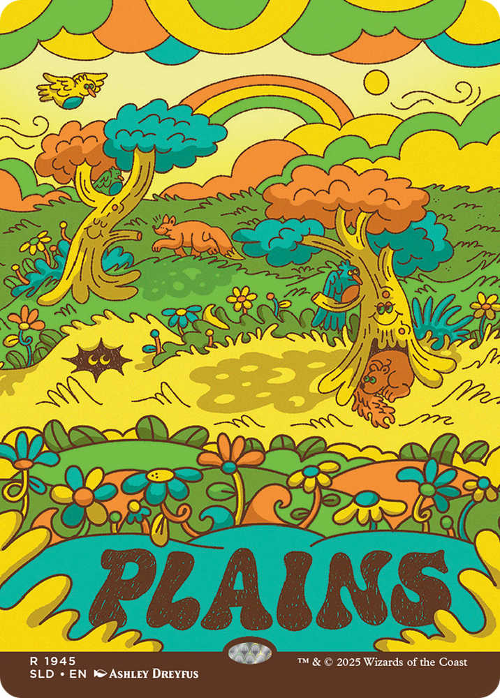 Plains (1945) (Rainbow Foil) [Secret Lair Drop Series] Magic: The Gathering