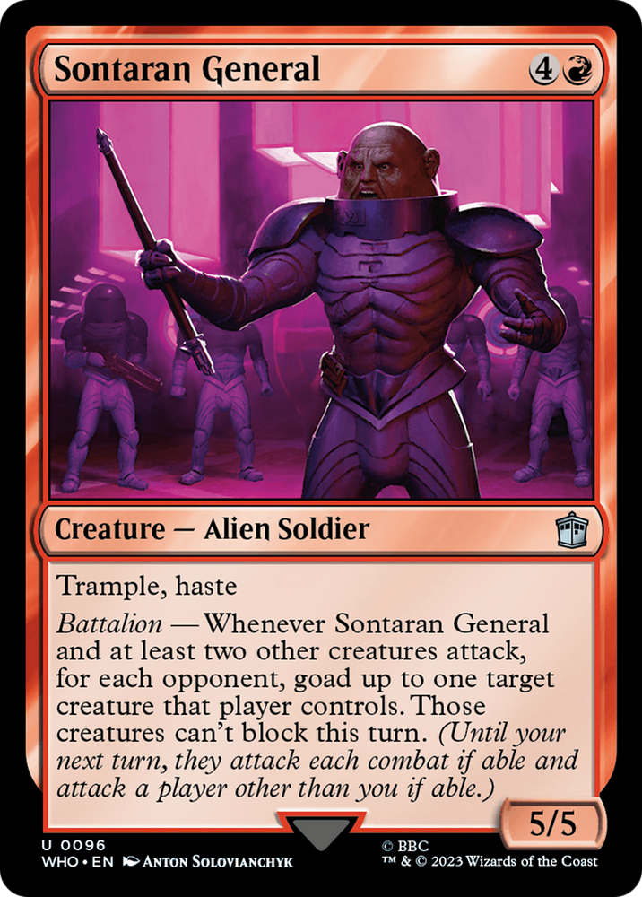 Sontaran General [Doctor Who] Magic: The Gathering