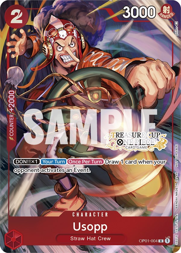 Usopp (Treasure Cup) [One Piece Promotion Cards] Bandai
